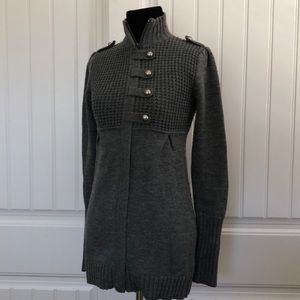 Military style cardigan